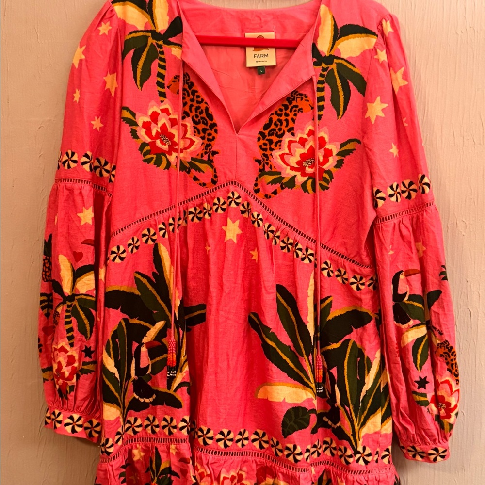 FARM Rio Women's Pink Floral Mini Dress